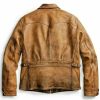Tan Vintage Style 1920 Leather Jacket