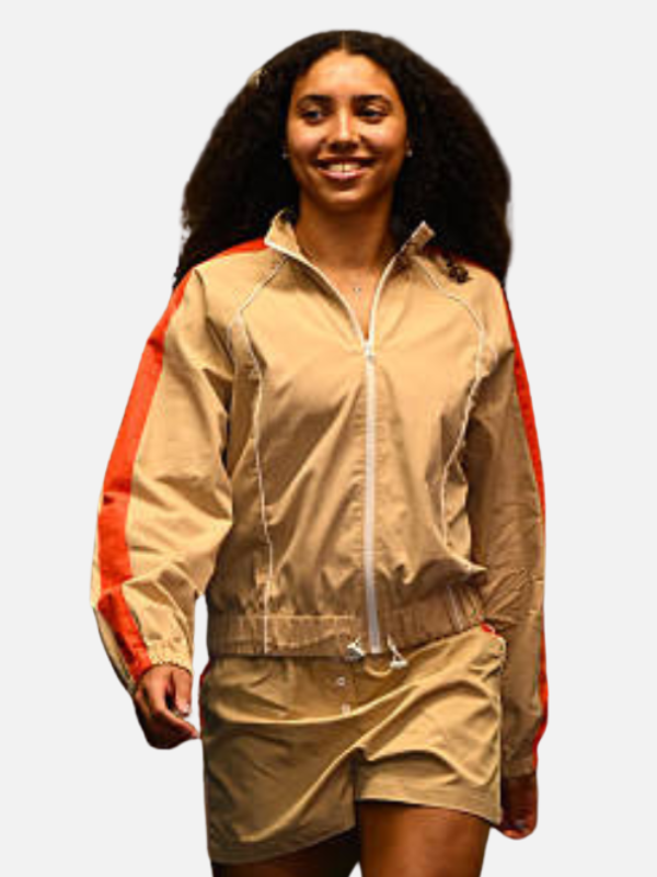 Azzi Fudd Dallas Wings 2026 Mock-Neck Windbreaker Jacket