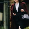 Bugonia 2025 Michelle Red Wool Trench Coat