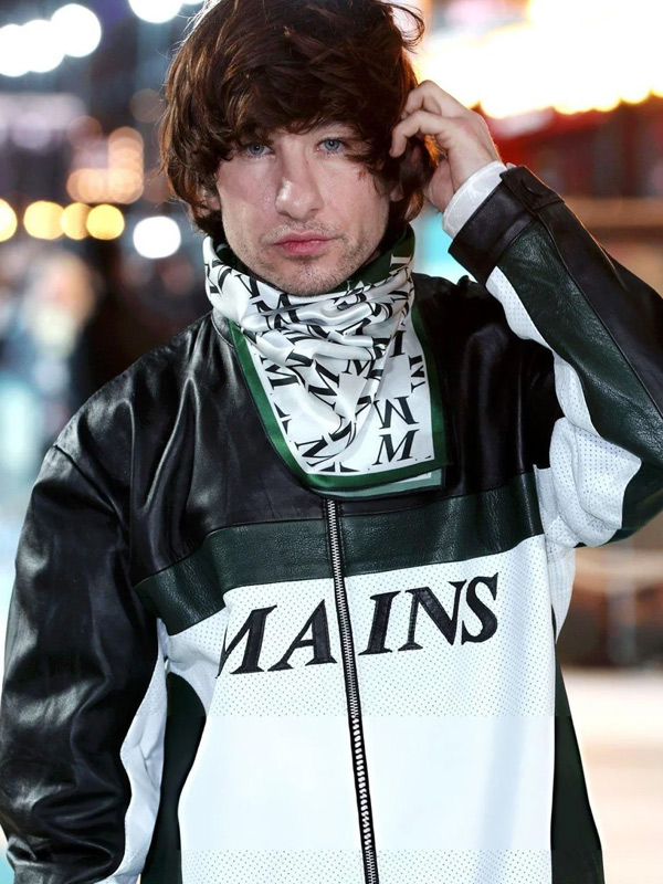 Crime 101 Event Barry Keoghan Leather Jacket Crime 101 Barry Keoghan Leather Jacket at Sale