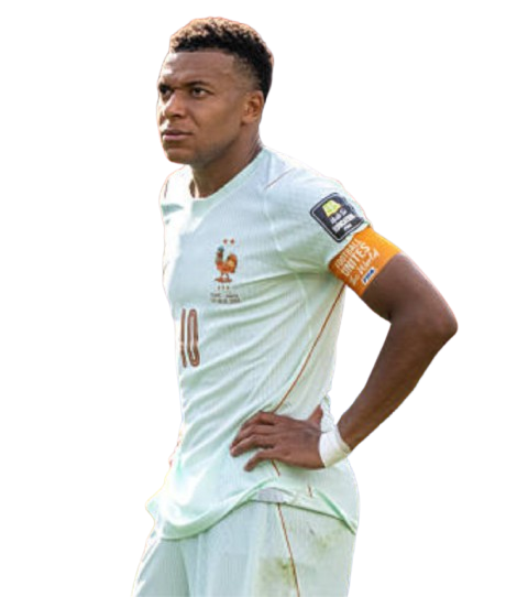 FIFA World Cup 2026 Kylian Mbappe White Jersey