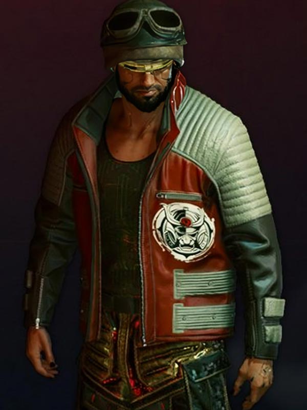 Cyberpunk 2077 Second Conflict Multicolor Leather Jacket