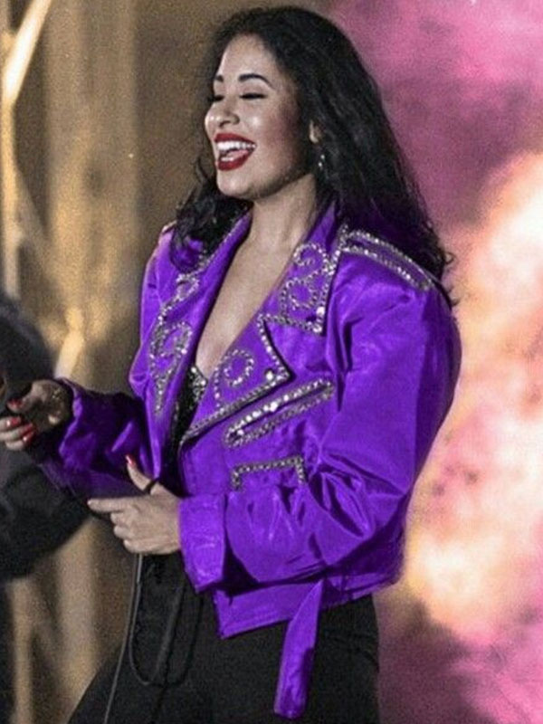 Selena Quintanilla Purple Biker Jacket Shop Selena Quintanilla Purple Biker Jacket