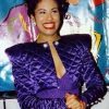 Shop Selena Quintanilla Purple Quilted Jacket